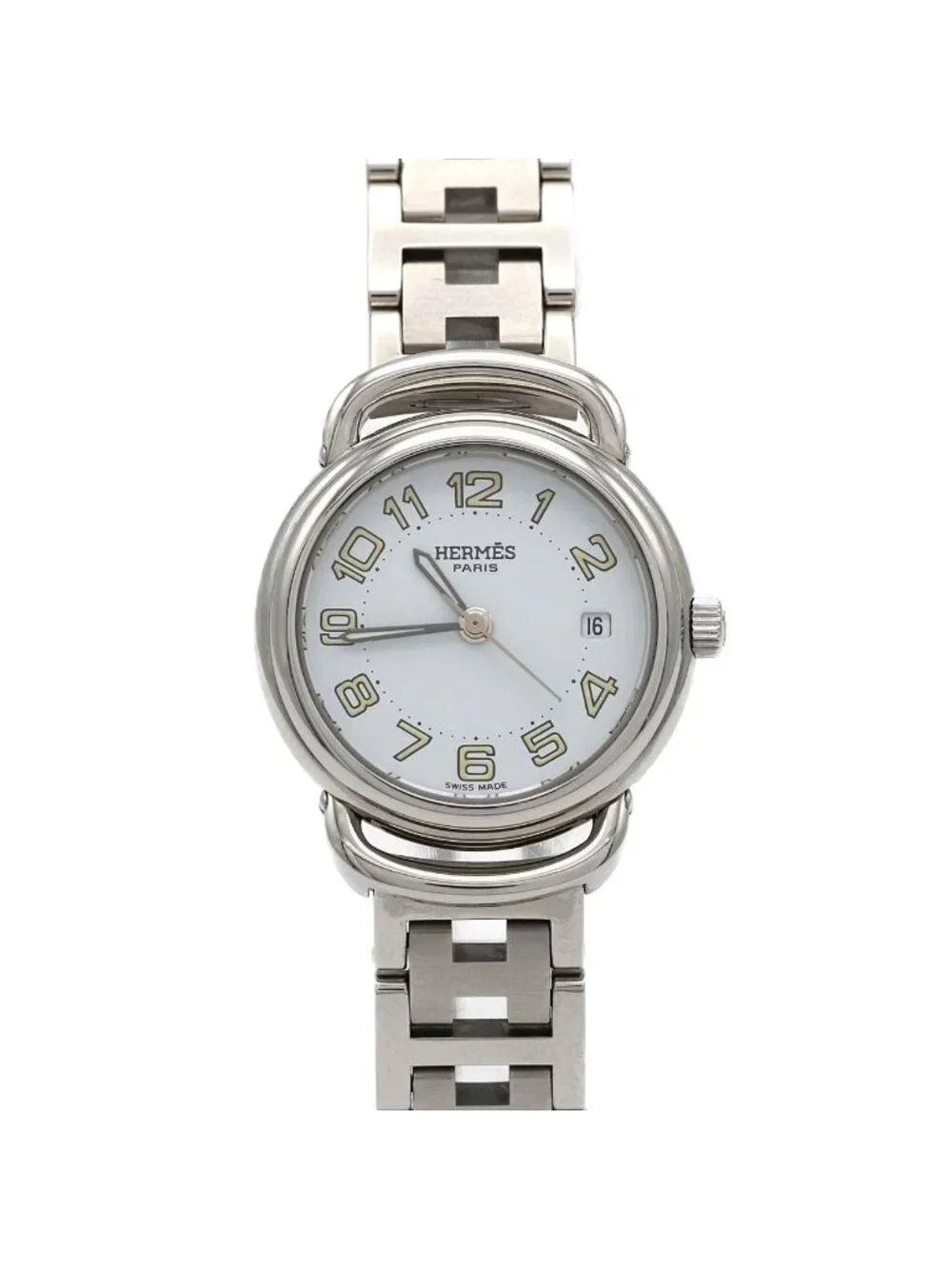 Hermes Pullman SS Quartz Watch